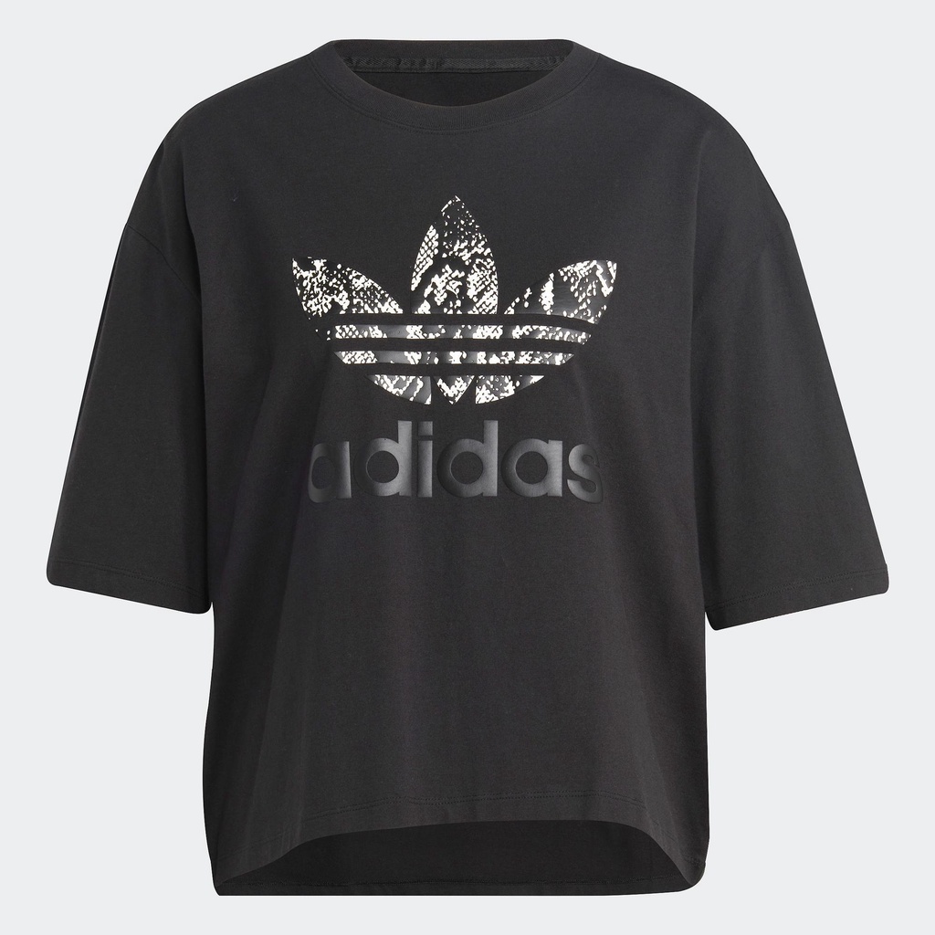 adidas Phong cách sống Áo Thun Graphic Nữ Đen IC6065