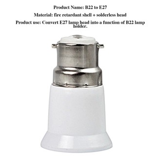 Đuôi Đèn Chuyển Đổi B22 Sang E27 B22 Sang E27 Bayonet P3D6 Chuyên Dụng
