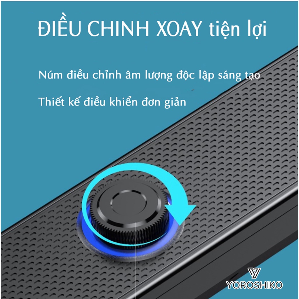Loa máy tính cao cấp Yoroshiko có kết lối bluetooth đi kèm