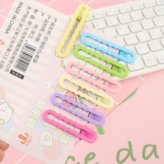 Set 2 Kẹp Tóc 5Cm Màu macaron