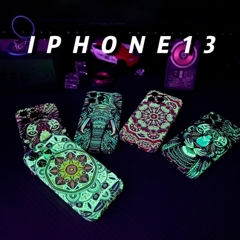 Ôp Điện Thoại Silicon Dẻo Họa Tiết Sư Tử Chống Bám Mồ Hôi / Rơi / Vân Tay Cho iphone 13promax 14plus 12 11 Ốp