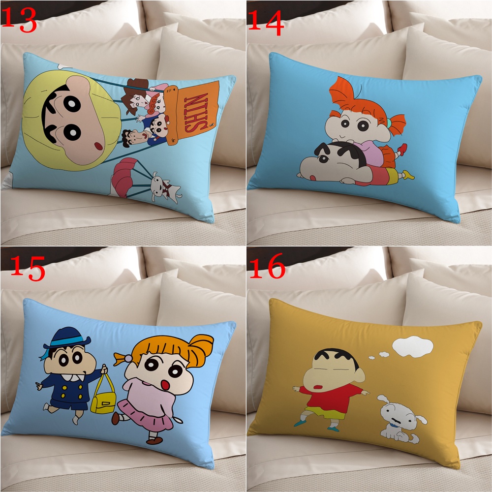 Vỏ Gối polyester Hình Chữ Nhật In Hình shin-chan nohara shinnosuke Trang Trí Nhà Cửa