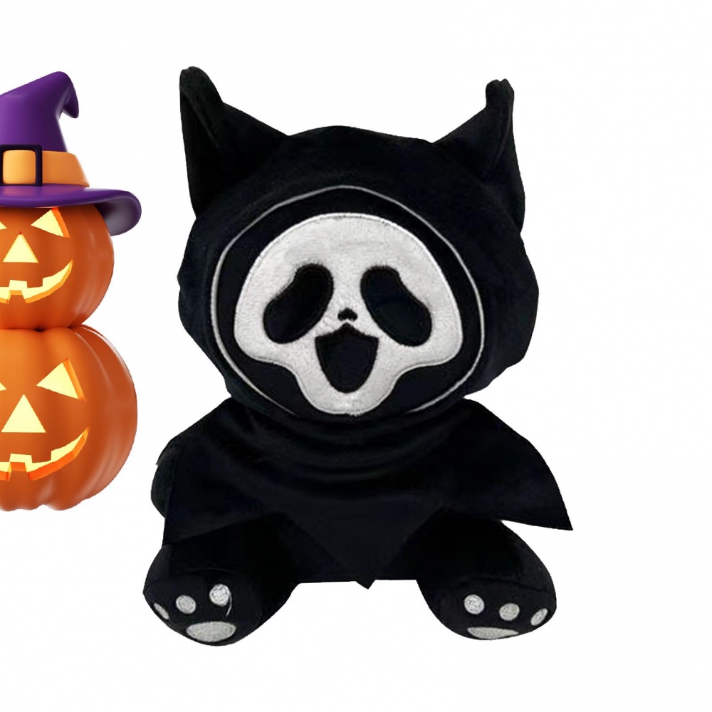 Gối Bông Mềm Mại Hình Ma Quái Phát Quang Trong Phim halloween 23cm Làm Quà Tặng halloween