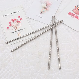 Bộ 5 đôi đũa inox xoắn cao cấp - gardenofe