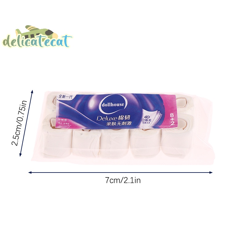 1 Cuộn Khăn Giấy Mini Tỉ Lệ 1: 12 Trang Trí Nhà Búp Bê