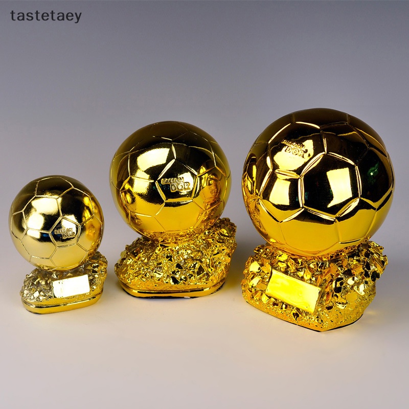 Quả Bóng trophy souvenir Cầu Thủ Vô Địch Bóng Đá Châu Âu Màu Vàng Kim Làm Quà Tặng Trang Trí Nhà Cửa