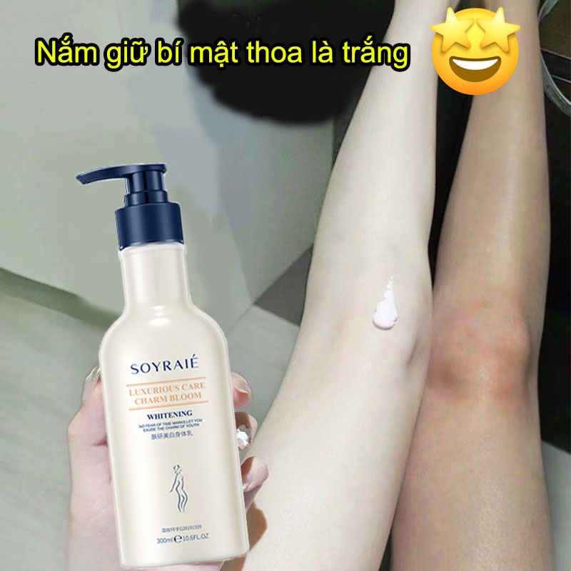 Sữa Dưỡng Thể Trắng Da Dưỡng Thể Trắng Da Niacinamide Dưỡng Ẩm Có Sẵn Cho Nam Và Nữ Sử Dụng Cơ Thể 300Ml