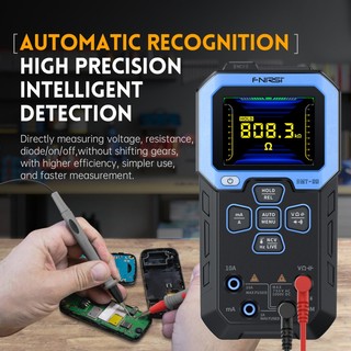 FNIRSI DMT-99 Digital Multimeter True RMS 10000 Counts Resistance Capacitance Frequency Temperature Current Voltage NCV Tester