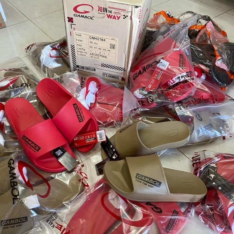 Dép đế đúc Thái Lan cho Nữ Gambol GW42184 , nhẹ , xinh , êm ái  Size​ 36-39 -𝐌𝐨𝐨𝐌𝐨𝐨-