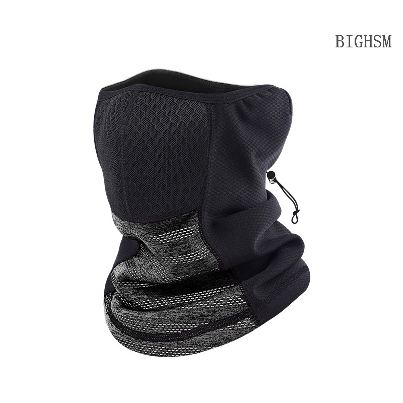 Mũ Trùm Đầu Đi Xe Đạp Kèm Mặt Nạ Giữ Ấm Chống Gió Mùa Đông