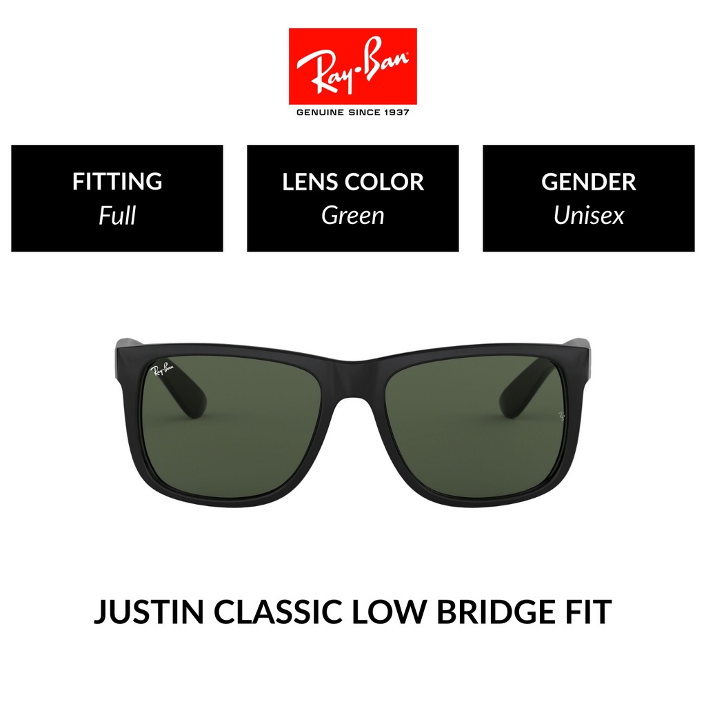 Xeooes668 Ray-Ban Justin - RB4165F 601 / 71 - Kính râm phân cực Kính râm thời trang Kính râm nam nữ 