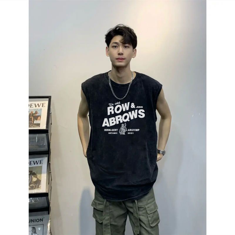 Áo Thun Nam Cộc Tay In Chữ Thời Trang Hồng Kông