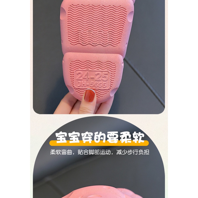 Dép Bông Đi Trong Nhà Hình Hoạt Hình Giữ Ấm Mùa Đông Cho Bé 2-3 Tuổi