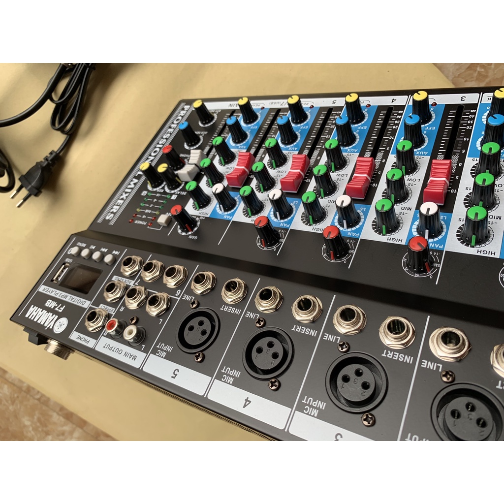 Mixer F7 có USB Bluetooth Mixer F7 - Mixer F7, Bàn trộn âm thanh