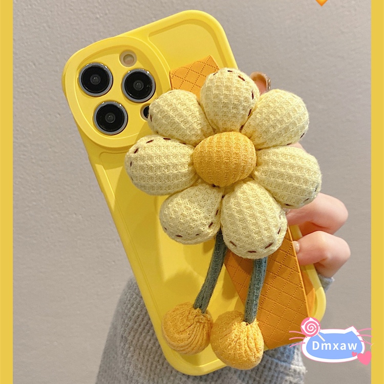 Ôp Điện Thoại Silicon Dẻo Họa Tiết Hoa Hướng Dương Kèm Vòng Đeo Tay Cho samsung galaxy s23 s22 s21 ultra plus s23 + s22 + s21 + Ốp