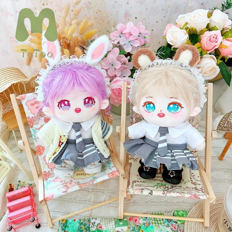 ToToo Búp Bê Em Bé 20cm Mặc Áo sweater Vải cotton Thiết Kế Dễ Thương