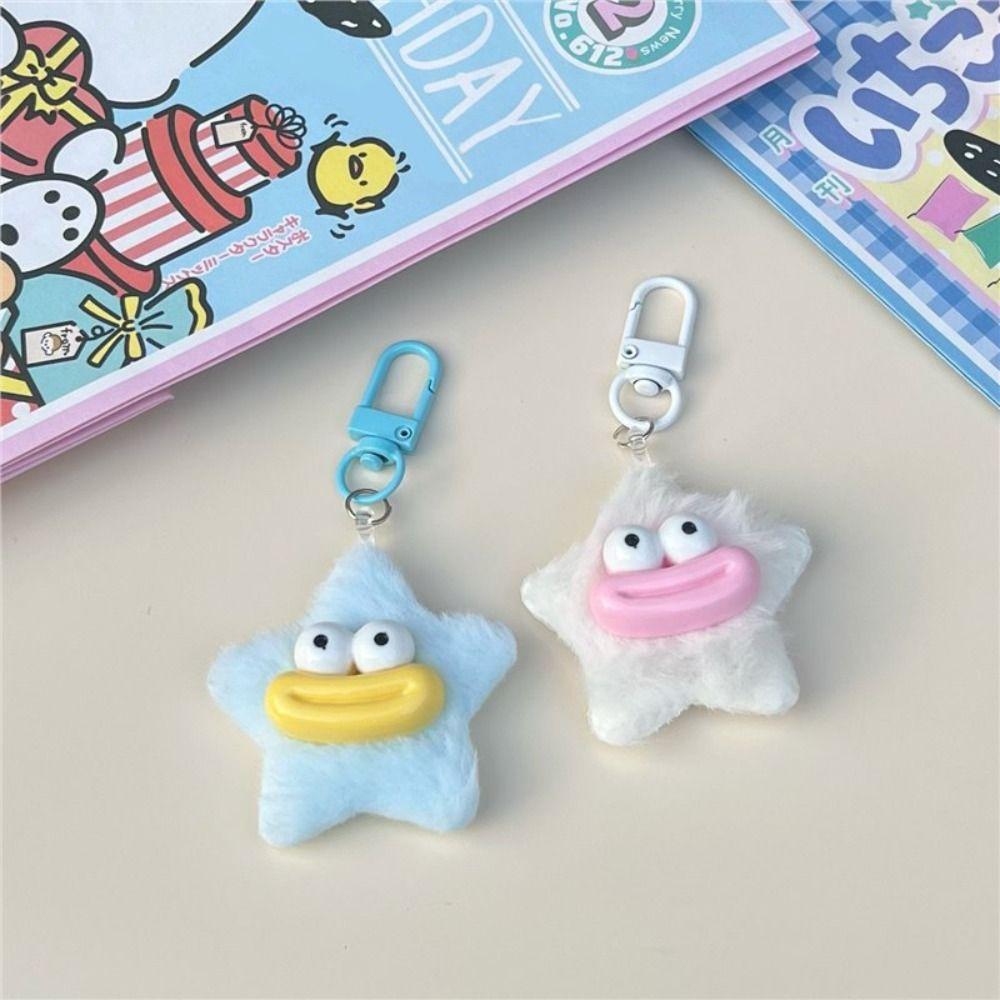Mmluck Móc Khóa Hình Ngôi Sao Nhồi Bông mini Vui Nhộn Thời Trang