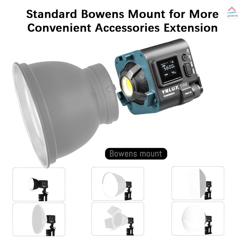 Yongnuo Đèn led Chụp Ảnh Studio ynlux100 100w 3200k-5600k 12 Bóng Chuyên Dụng