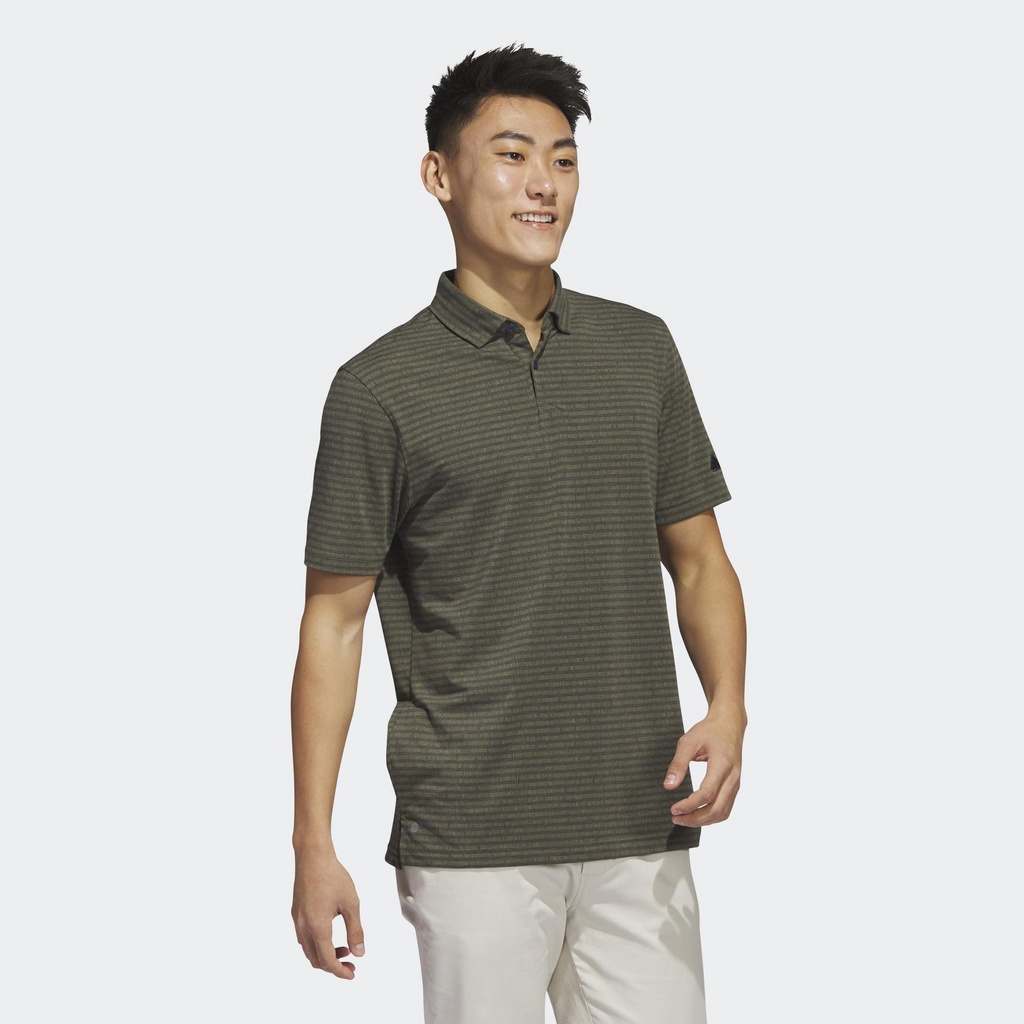Adidas Đánh gôn Áo Polo Golf Kẻ Sọc Go-To Nam Màu xanh da trời HR7974