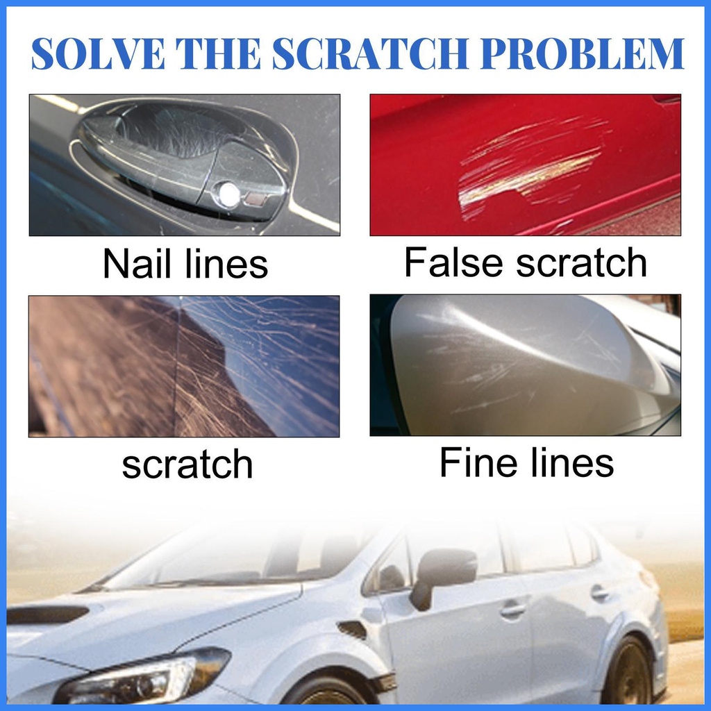 Sáp Đánh Bóng Vết Trầy Xe Hơi 100ml Kèm Vải Và Xốp Tiện Dụng