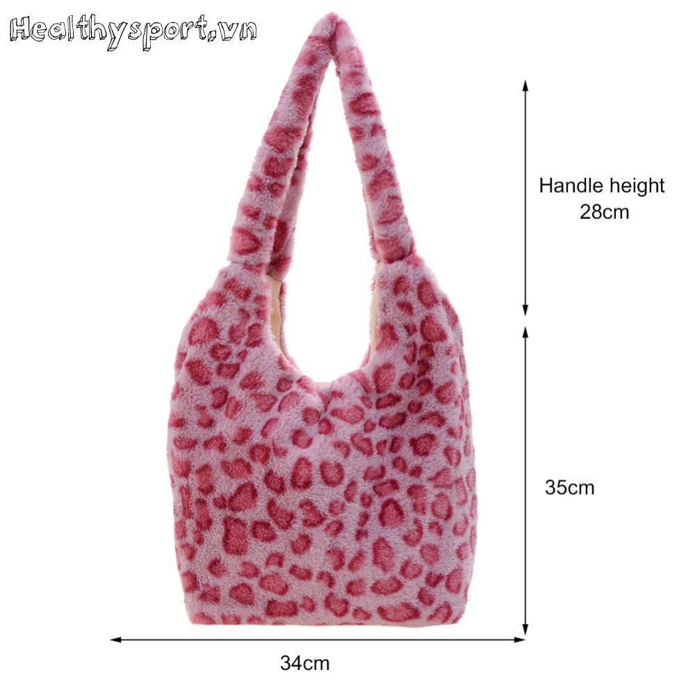 Thời Trang Túi Xách Tote Cỡ Lớn Phối Lông Xù Cho Nữ