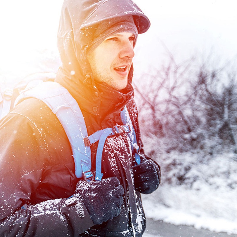 Yychaoy Găng Tay Giữ Ấm Mùa Đông Lót Nhung Có Thể Sử Dụng Màn Hình Cảm Ứng Dành Cho Nam Nữ