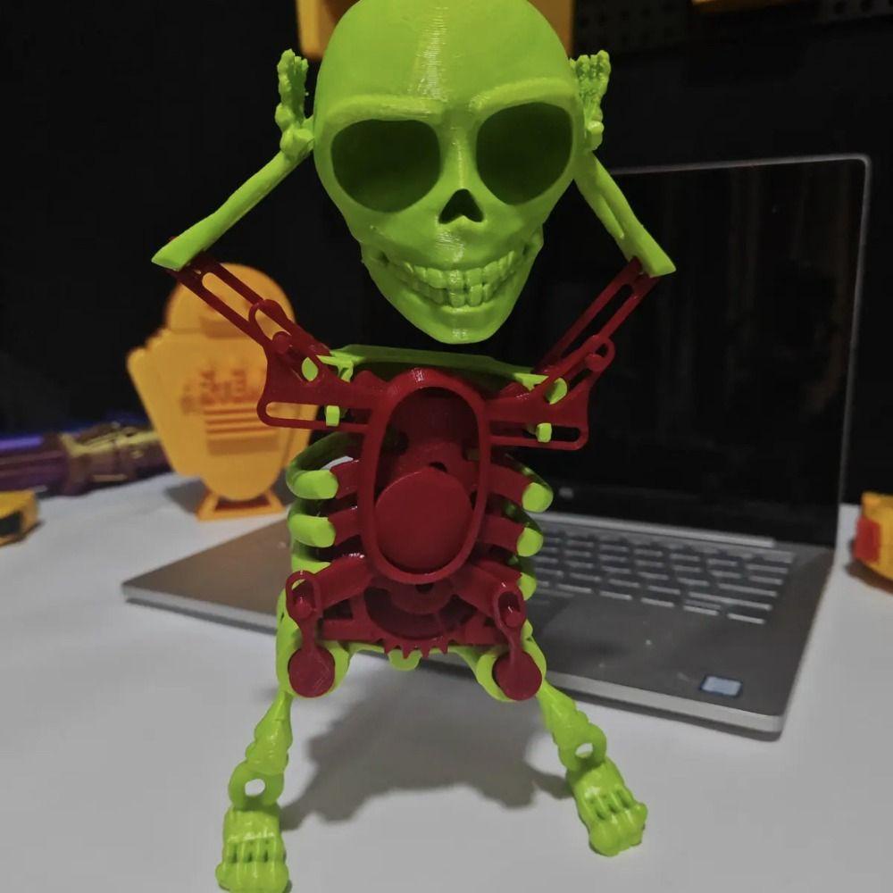 Mmluck Đồ Chơi Mô Hình Bộ Xương Nhảy Múa 3d Bằng Nhựa Vui Nhộn Sáng Tạo