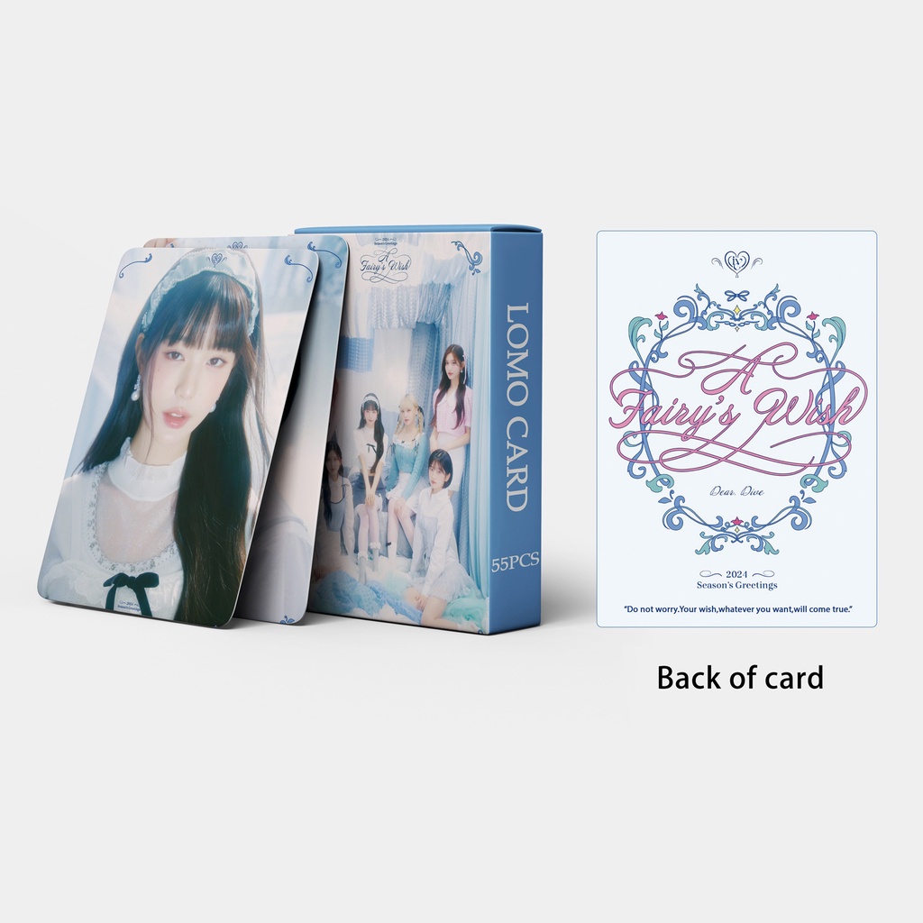 IVE Album A Fairy's Wish Photocard Lomo Card 55 chiếc / hộp