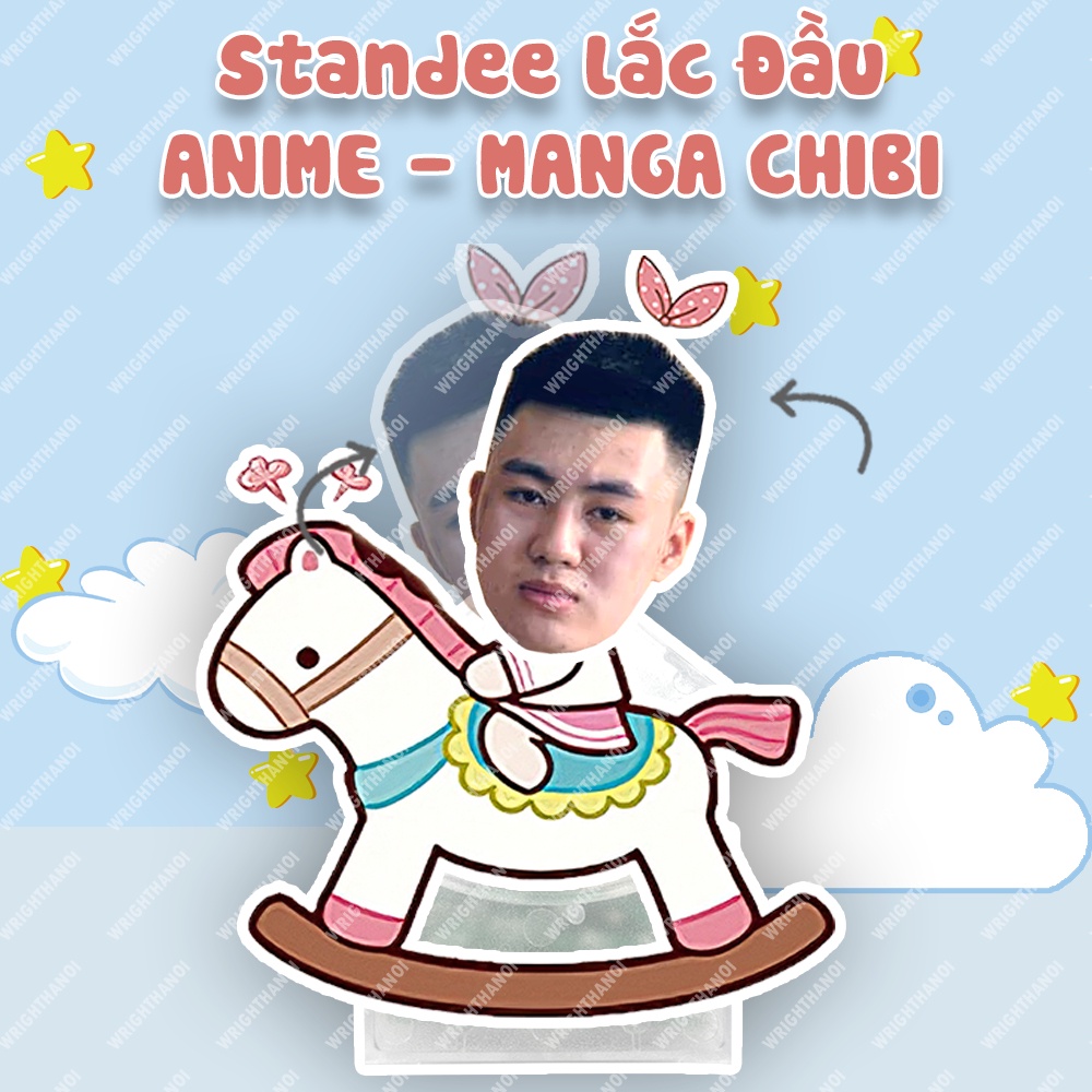Standee Lắc Đầu Ghép Mặt Chibi Nhân Vật Hoạt Hình Phim Ảnh Trung Quốc Hàn Quốc In Theo Yêu Cầu 2