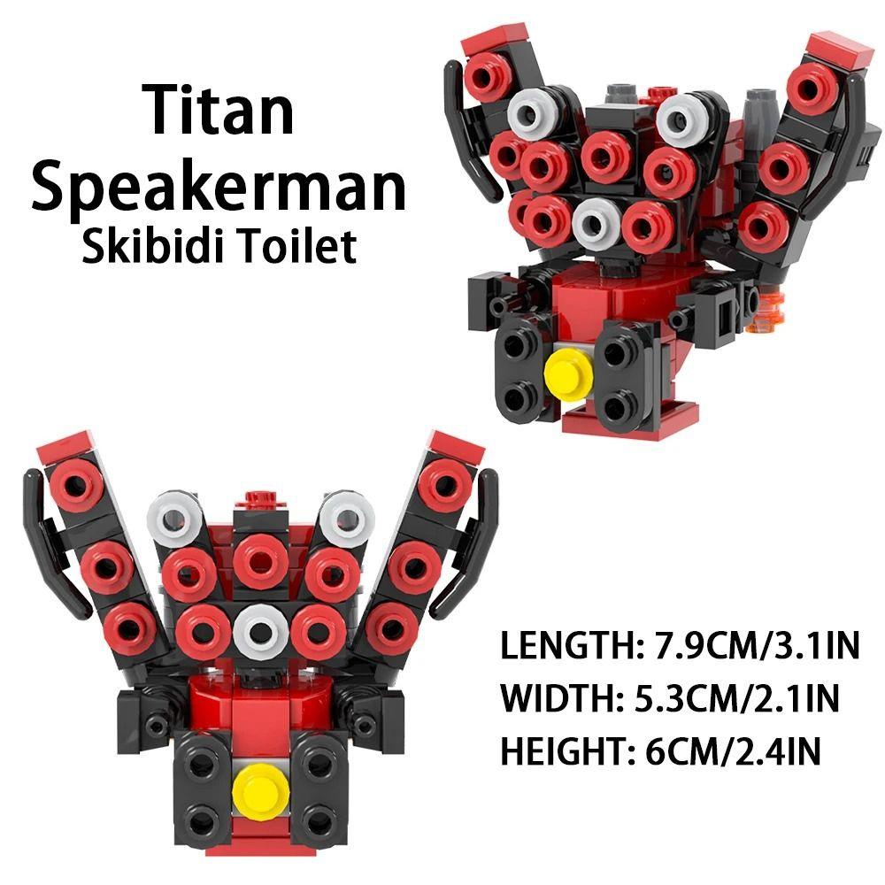 Mmluck skibidi Đồ chơi trẻ em Lắp Ráp Mô Hình toilet titan tv man Cho Bé