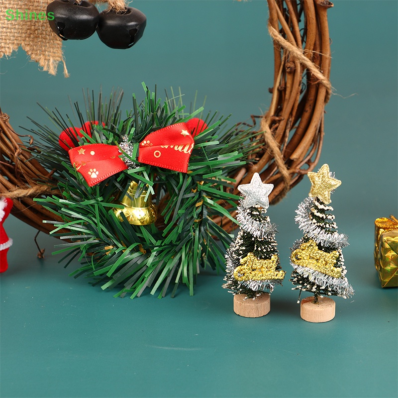 Shines Đồ trang trí Cây Thông Noel Mini Tỉ Lệ 1: 12 Trang Trí Nhà Búp Bê vn