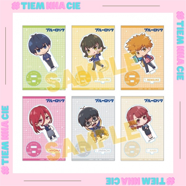 [Tiệm nhà Cie] [SẴN] Standee nhân phẩm Blue Lock Tiền Đạo Số 1 hotel