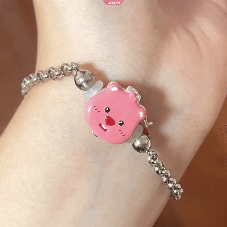 Kawaii loopy Vòng Tay Thiết Kế Hoạt Hình Màu Hồng Dễ Thương Cá Tính Làm Quà Tặng Dành Cho Bạn Nữ