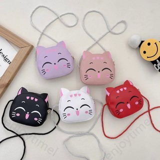 Mới túi đeo chéo hình mèo con dễ thương cho bé