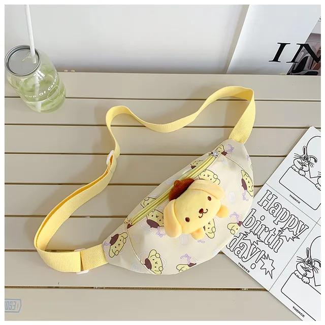 Sanrio Túi Đeo Chéo Ngực Họa Tiết Hoạt Hình Phong Cách Giáng Sinh Cho Bé