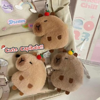 Dễ Thương Móc Khóa Búp Bê capibara Nhồi Bông Đáng Yêu