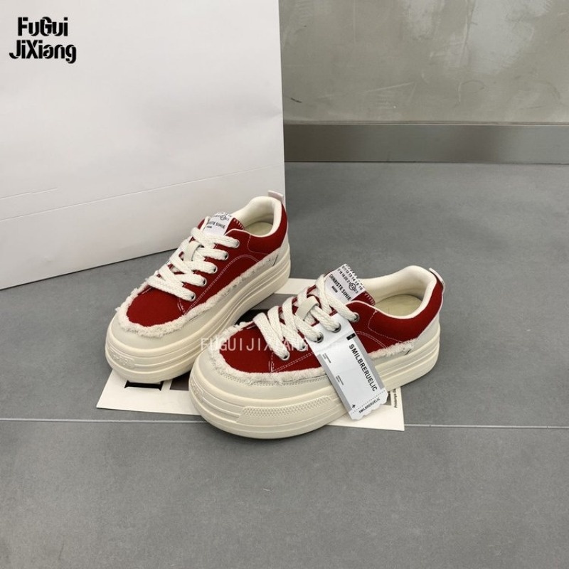 Giày canvas Đế Dày Phong Cách Thời Trang Xuân Hè Mới 2023 Dành Cho Nữ