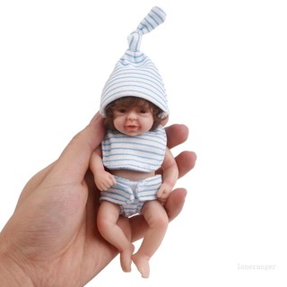 Búp bê em bé sơ sinh mini bằng silicon dễ thương