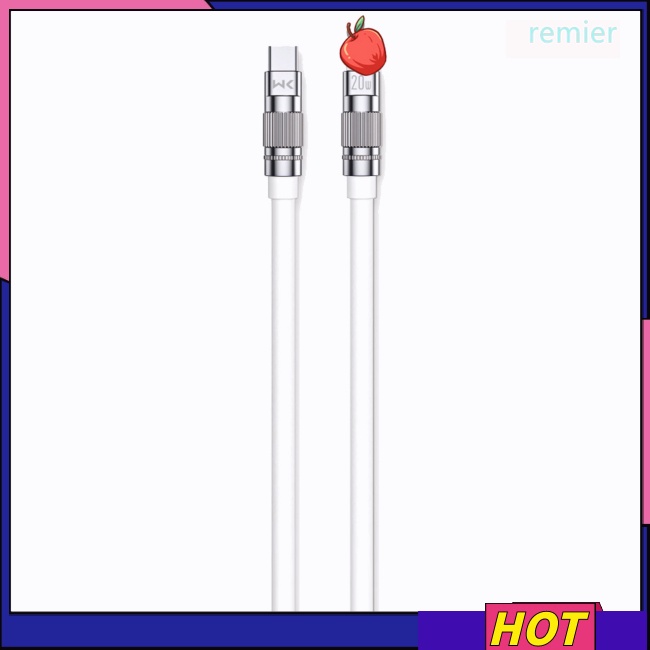 Remier Dây Cáp Sạc Nhanh pd20w / 100w Với Chip Thông Minh Chống Mòn
