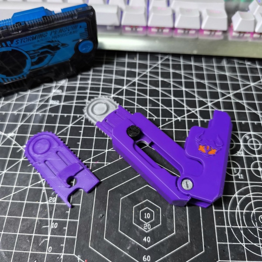 Kamen rider extreme fox overlord Dao Cắt Cà Rốt Phong Cách ins diy Cùng Một Tông Màu Phong Cách cos Dao Công Nghệ Màu Đen