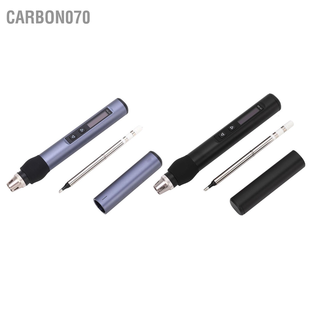 Carbon070 Bộ Mỏ Hàn Điện Màn Hình Hiển Thị Kỹ Thuật Số Nhiệt Độ Có Thể Điều Chỉnh Làm Nóng Nhanh Mini DC9‑24V