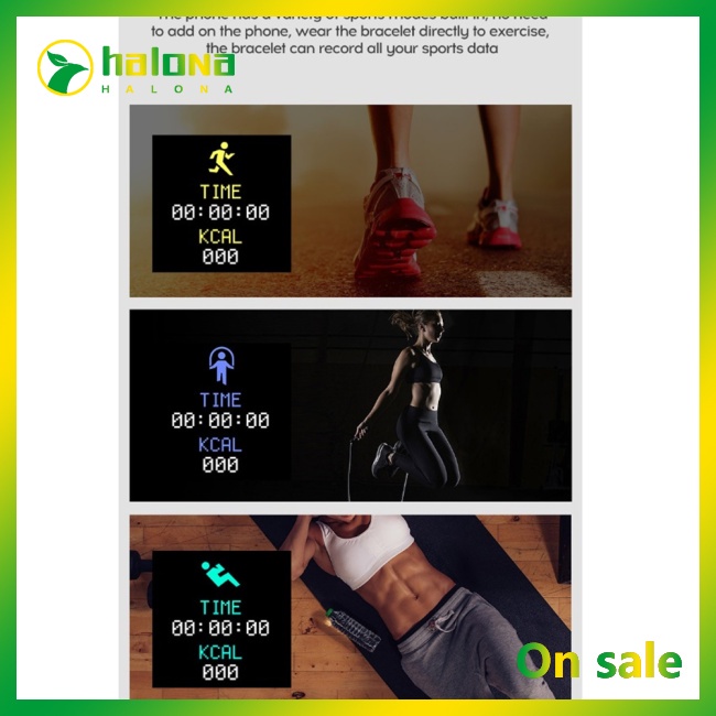 Halo Bộ Đồng Hồ Thông Minh y68 bluetooth Giám Sát Nhịp Tim & Huyết Áp