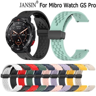 Jansin Dây Đeo Silicon Thoáng Khí Cho Đồng Hồ Thông Minh Mibro Watch GS Pro