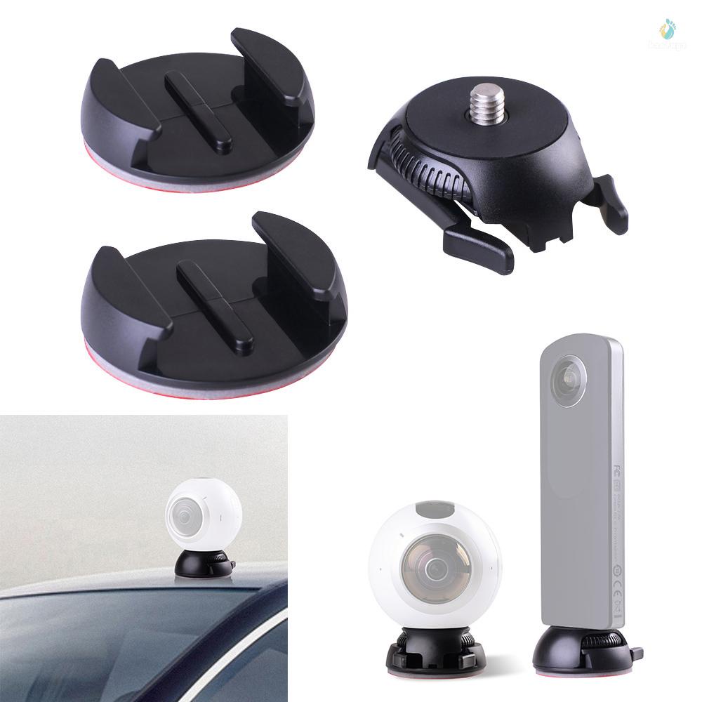 Giá Đỡ Khóa Cài + Đế Cong Thay Thế Cho camera Thể Thao samsung gear 360 ricoh theta s / sc / m15
