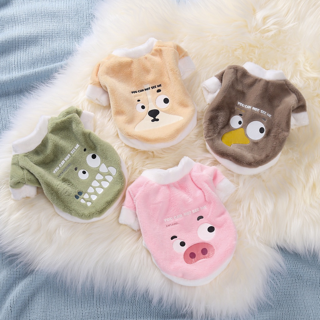 Áo hoodie ẤM ÁP, HọA TiếT ĐộNg VậT Dễ Thương Cho Thú Cưng