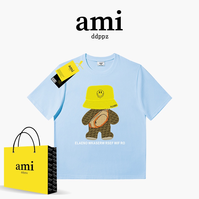 Áo Thun Cổ Tròn In Họa Tiết Bằng Vải cotton Thời Trang Mùa Hè Hàng Mới Dành Cho Nam Nữ