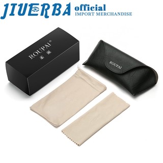 Jiuerba thời trang set hộp đựng kính & lược gọng kiểu dáng cổ điển