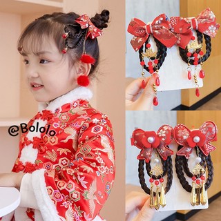 Mới kẹp tóc hình nơ phong cách hanfu trung hoa cổ điển cho bé gái