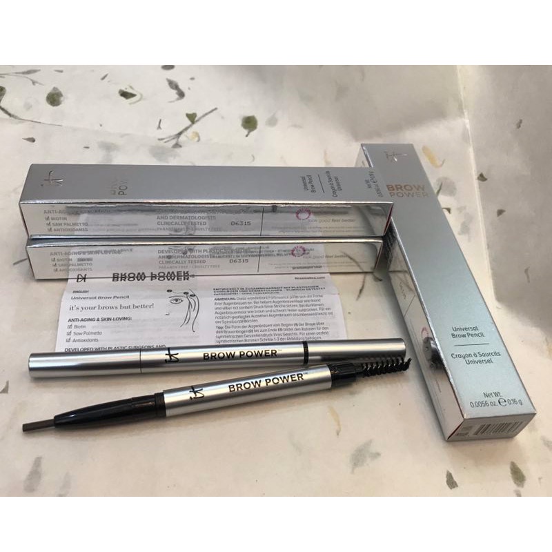 IT COSMETICS Bút Chì Kẻ Lông Mày Hai Đầu 0.16g Chống Thấm Nước Thông Dụng