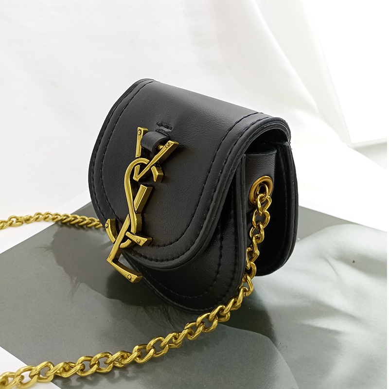 Mới Túi Đeo Hông mini Phối Dây Xích Thời Trang Cho Nữ